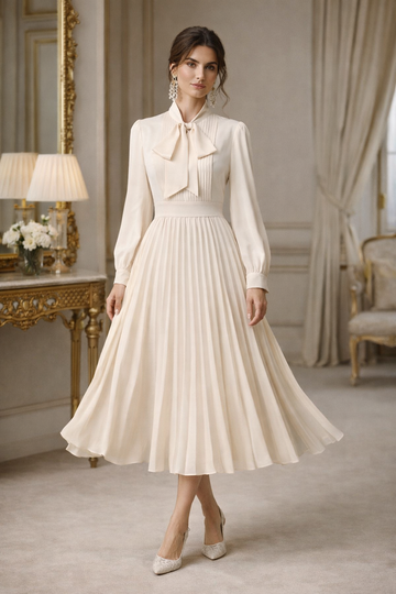 The Chantelle Écru Dress